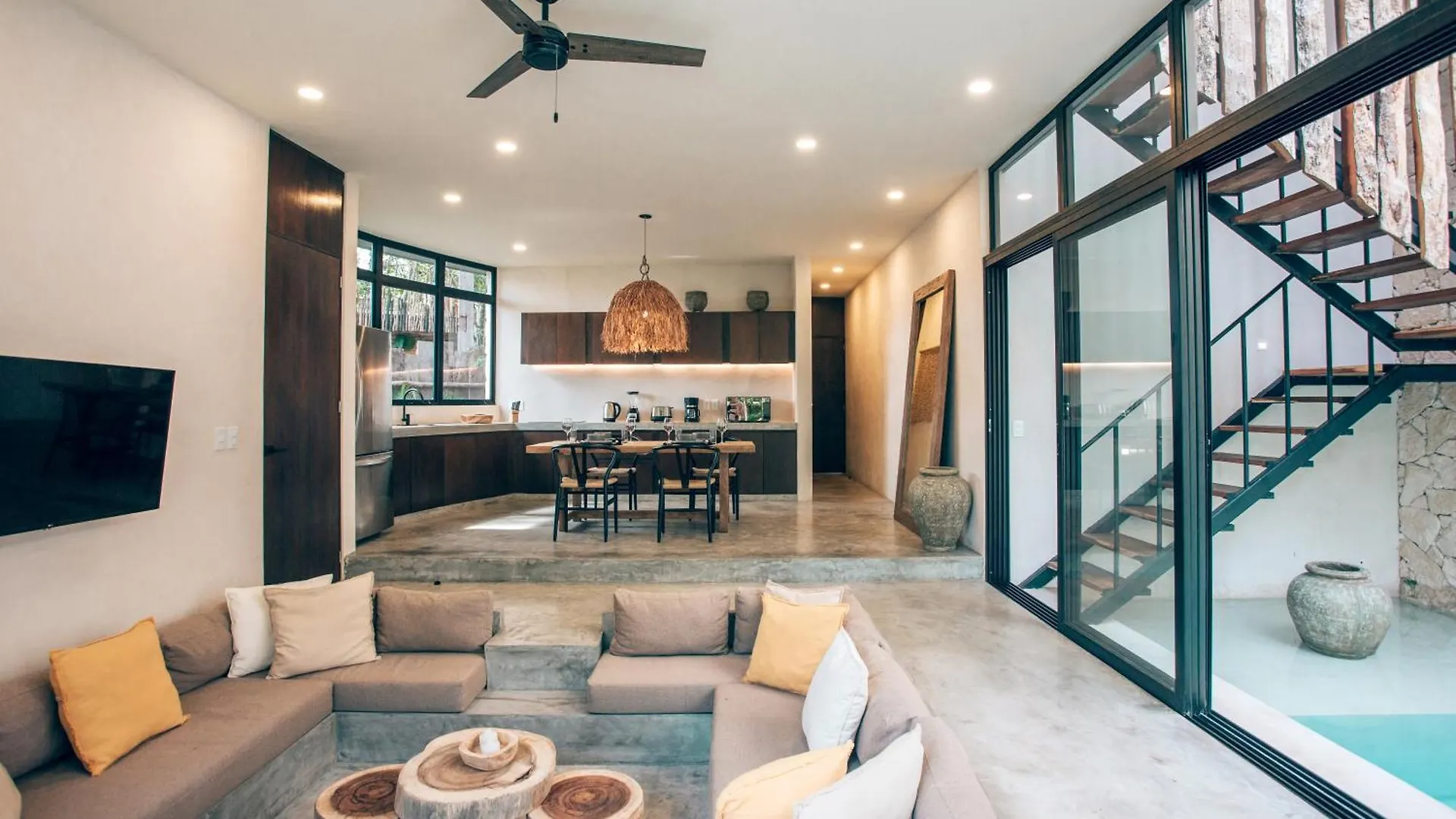 Jungle Boho Villa - Pvt Pool -100Mbs -Concierge 8B Tulum Mexico