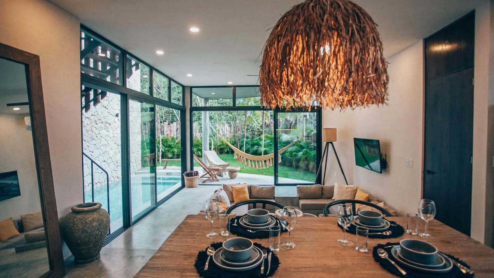 Jungle Boho Villa - Pvt Pool -100Mbs -Concierge 8B Tulum 0*,